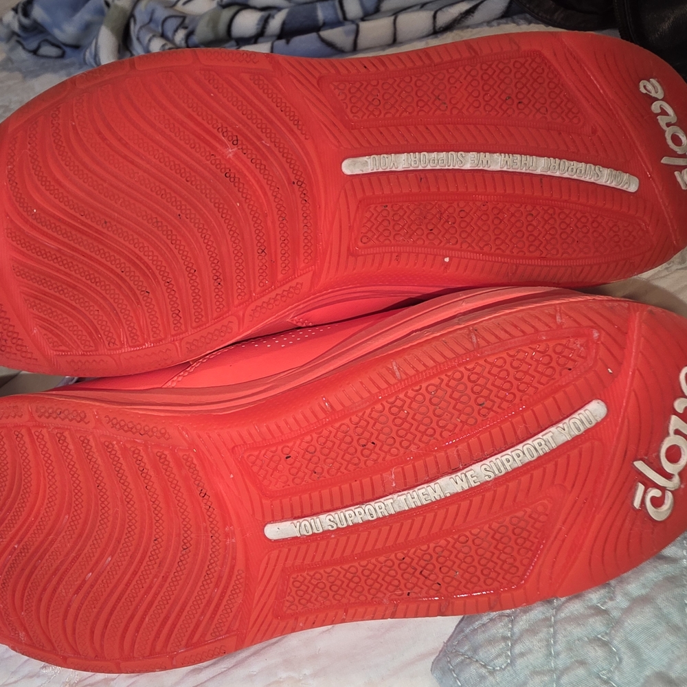 Clove Women's Vibrant Orange Athletic Shoes - Picture 2 of 5